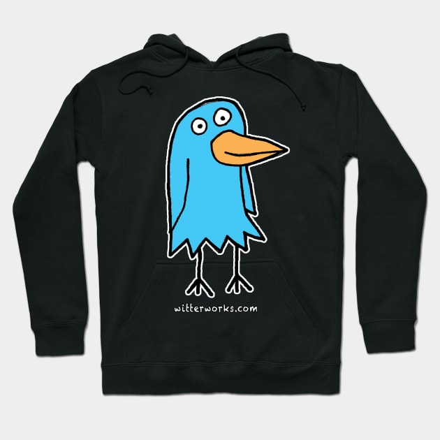 Blue Bird Hoodie by witterworks